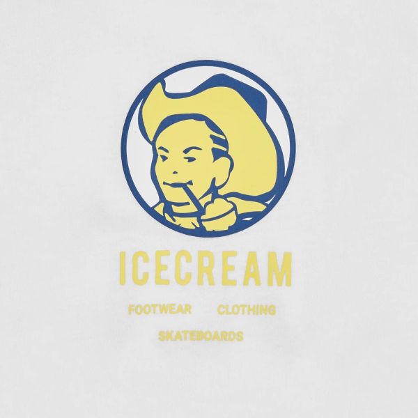 Icecream Cowboy T-shirt Wit