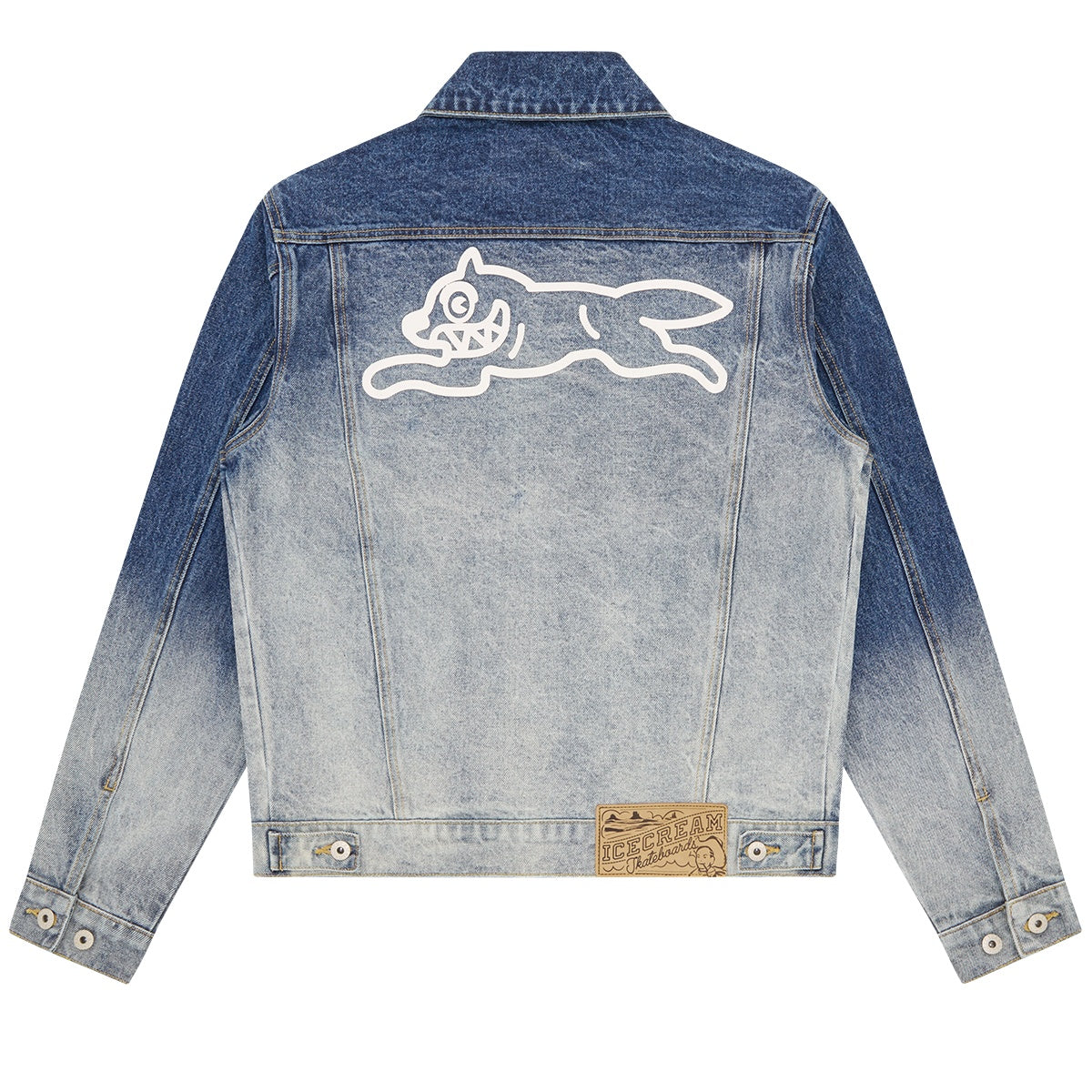 Icecream Fade Out Running Dog Spijkerjas Blauw