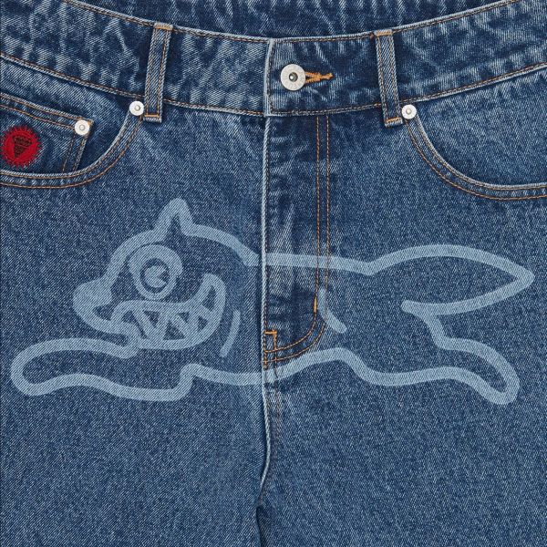 Icecream Lazer Drip Jeans Blauw