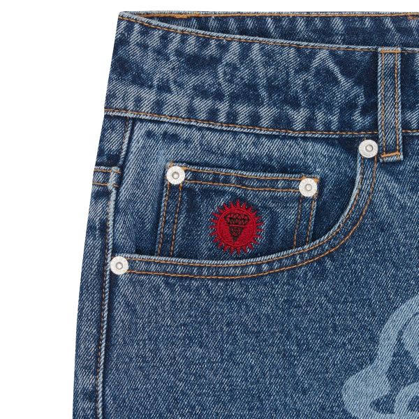 Icecream Lazer Drip Jeans Blauw