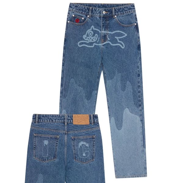 Icecream Lazer Drip Jeans Blauw