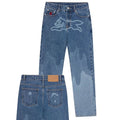 Icecream Lazer Drip Jeans Blauw