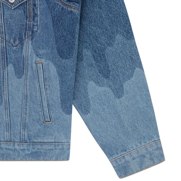 Icecream Lazer Drip Spijkerjas Blauw