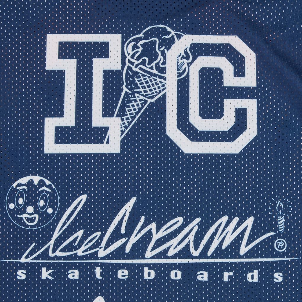 Icecream Moto Racer Mesh Longsleeve T-shirt Navy