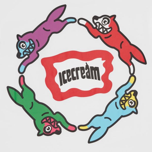 Icecream Roundabout T-shirt Wit