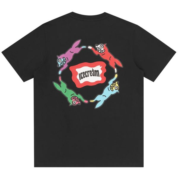Icecream Roundabout T-shirt Zwart