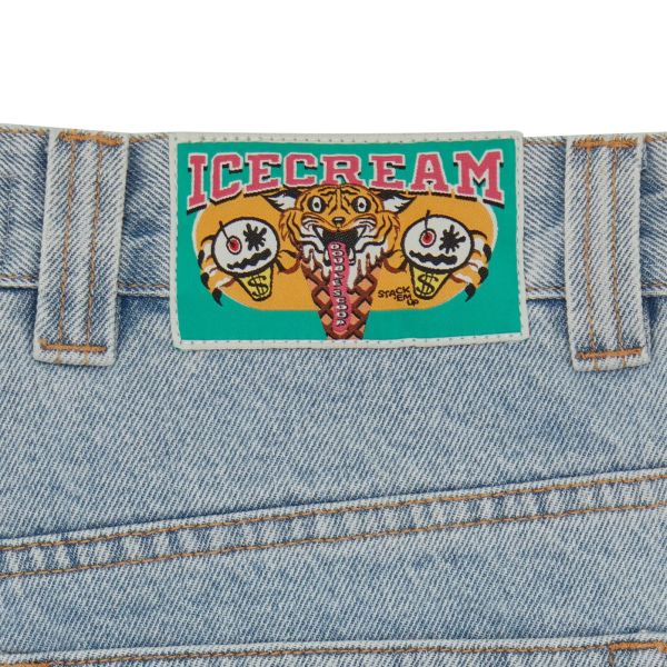 Icecream Running Dog Double Scoop Jeans Licht Blauw