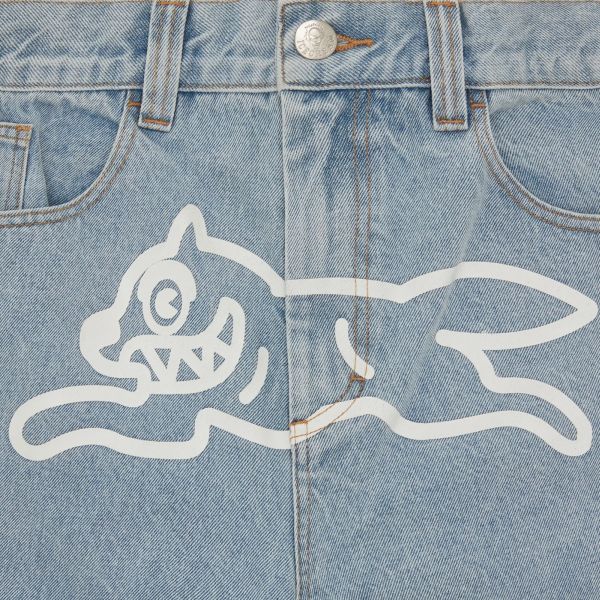 Icecream Running Dog Double Scoop Jeans Licht Blauw