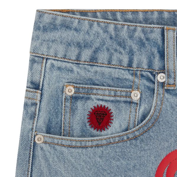 Icecream Running Dog Jeans Licht Blauw