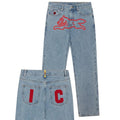 Icecream Running Dog Jeans Licht Blauw