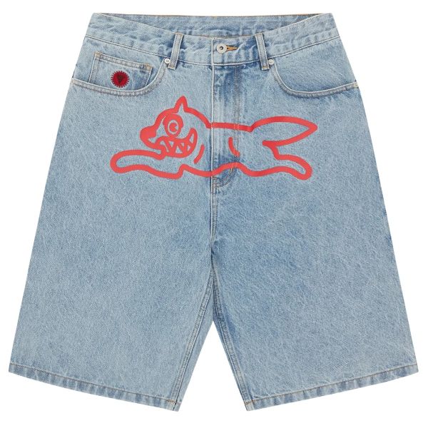 Icecream Running Dog Korte Broek Licht Blauw