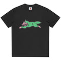 Icecream Running Dog T-shirt Zwart