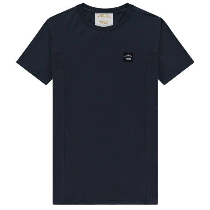in gold we trust advanced t-shirt navy
