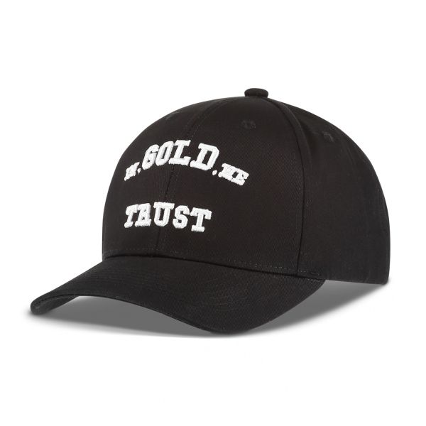 In Gold We Trust Baseball Cap Zwart