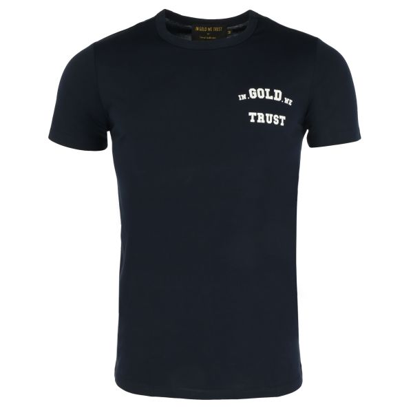 In Gold We Trust Basic T-shirt Navy