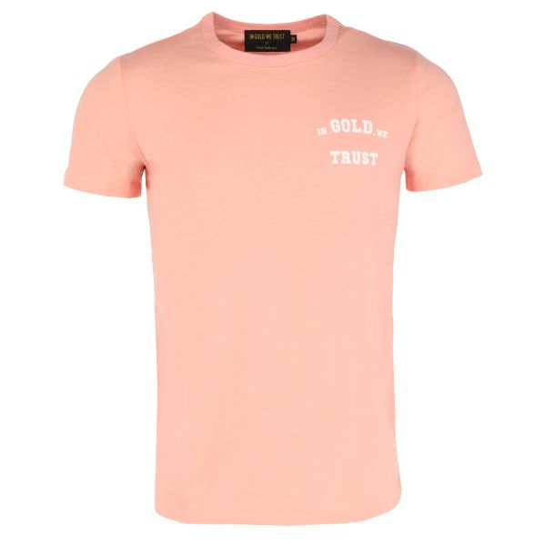 In Gold We Trust Basic T-shirt Peach