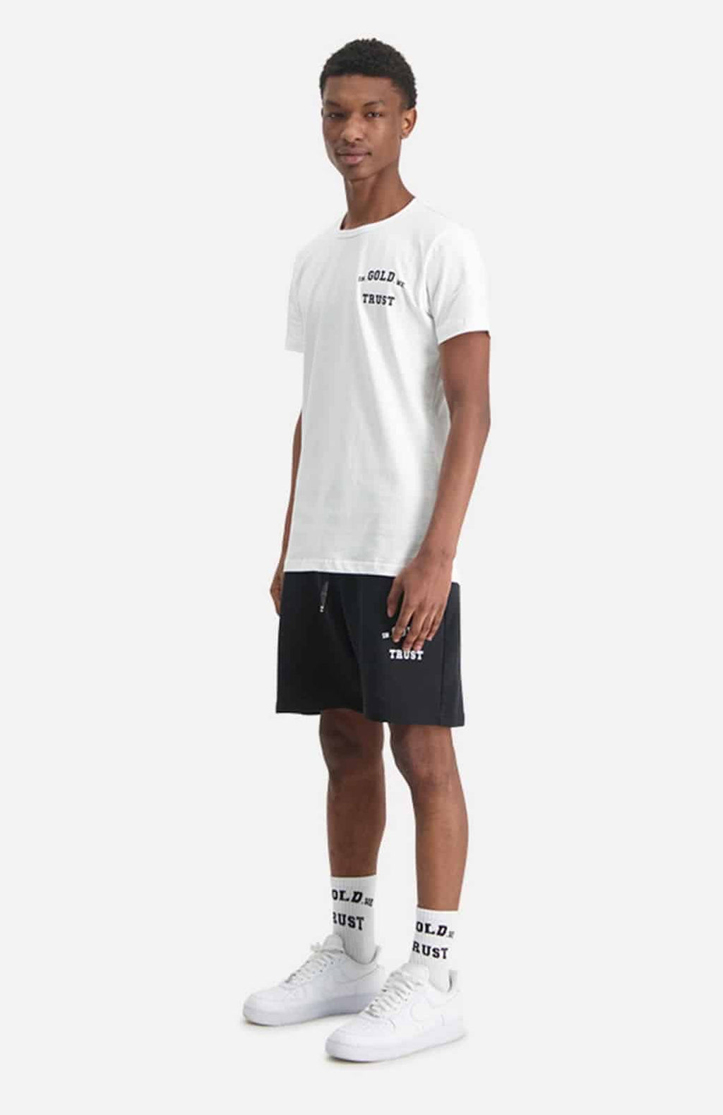 In Gold We Trust Basic T-shirt Wit