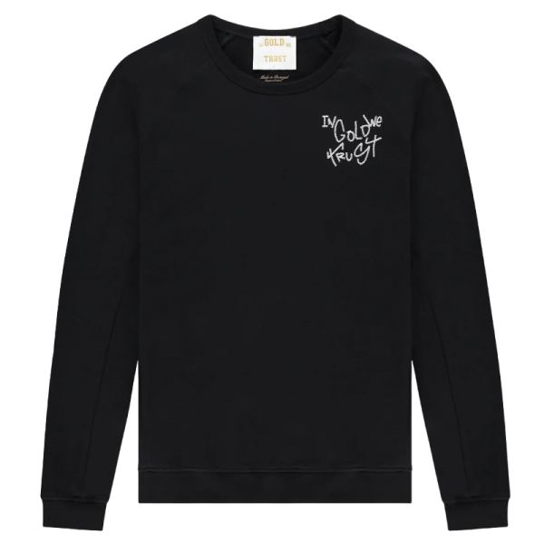 in gold we trust houston sweater zwart