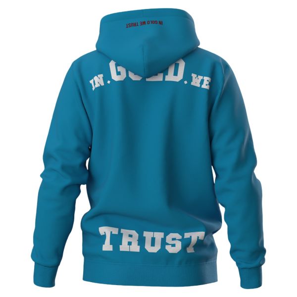 In Gold We Trust The Notorious Hoodie Blauw