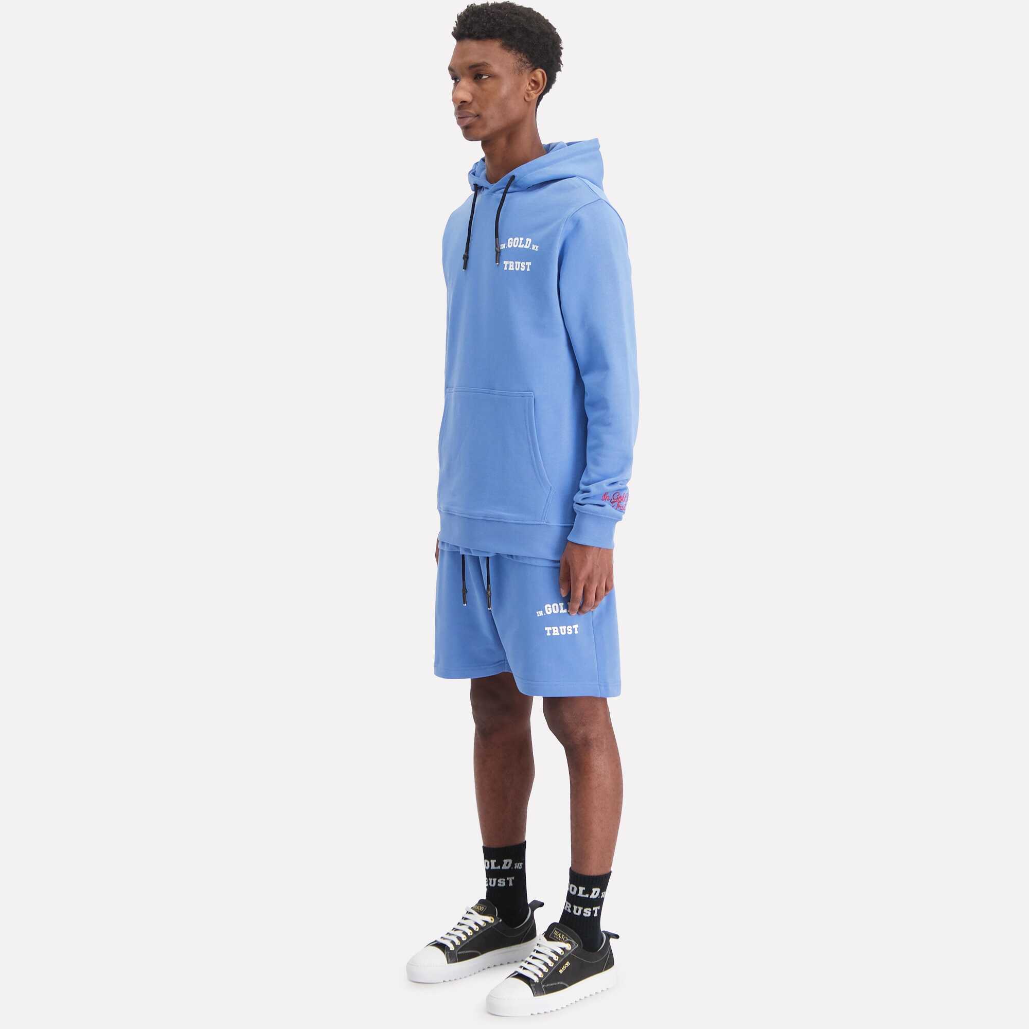 In Gold We Trust Notorious Hoodie Blauw IGWTH-045