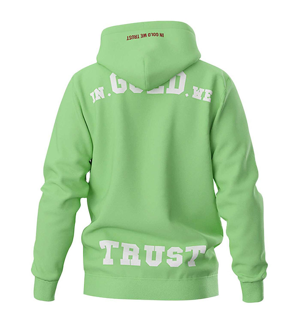 In Gold We Trust The Notorious Hoodie Groen IGWTH-045