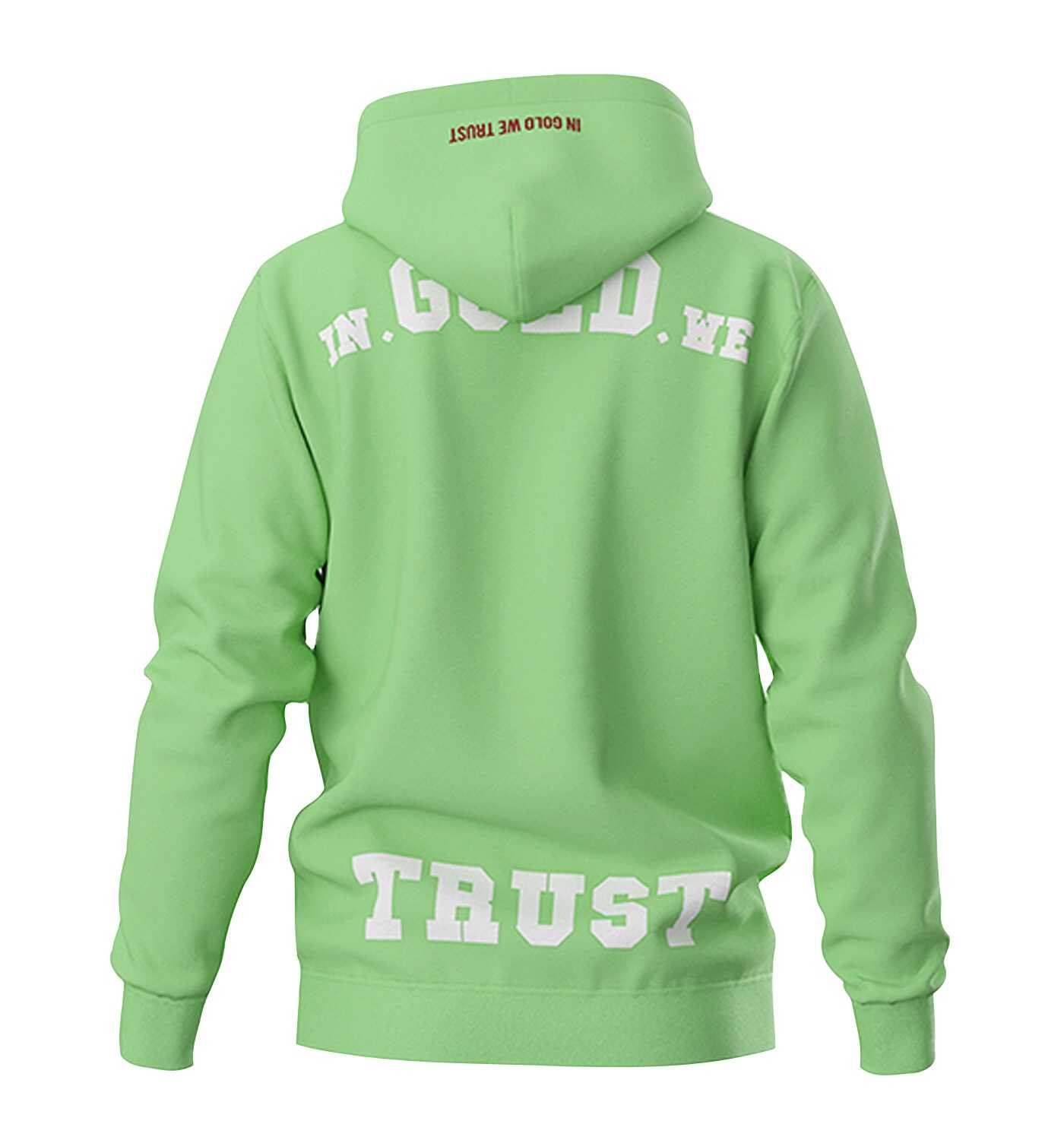 In Gold We Trust The Notorious Hoodie Groen IGWTH-045