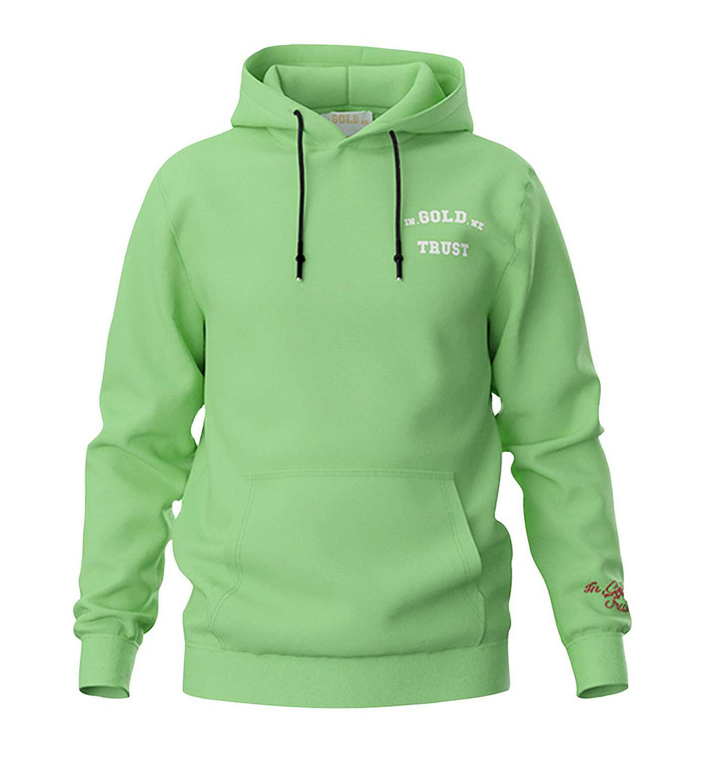 In Gold We Trust The Notorious Hoodie Groen IGWTH-045