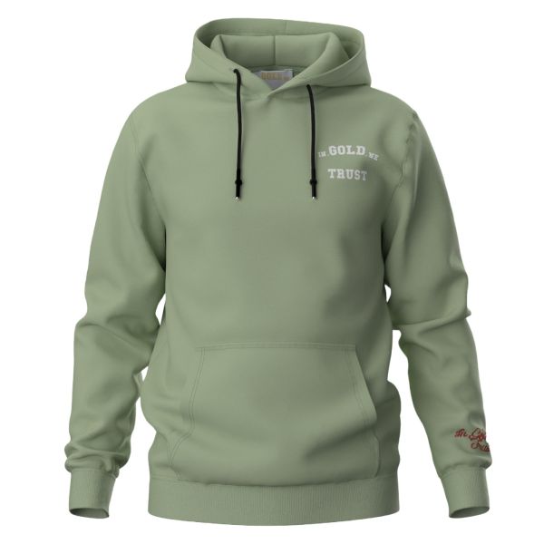 In Gold We Trust The Notorious Hoodie Licht Groen