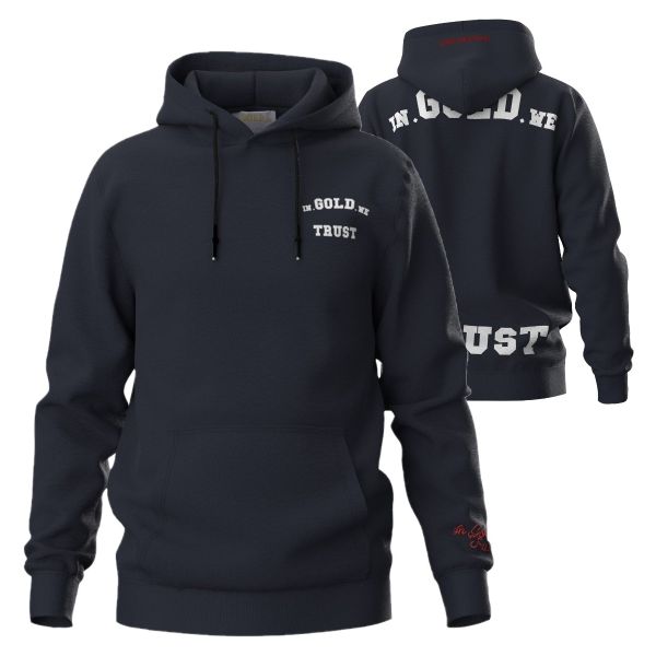 In Gold We Trust Notorious Hoodie Navy