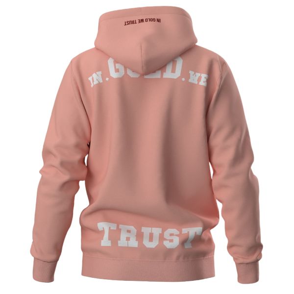 In Gold We Trust The Notorious Hoodie Peach