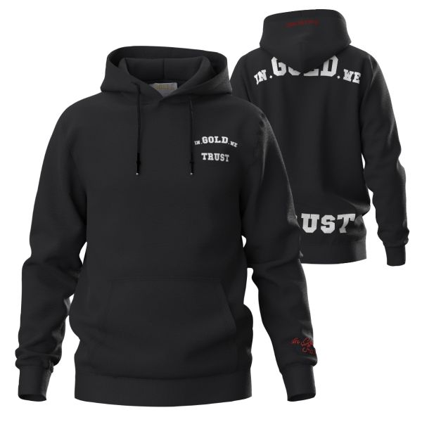 In Gold We Trust The Notorious Hoodie Zwart