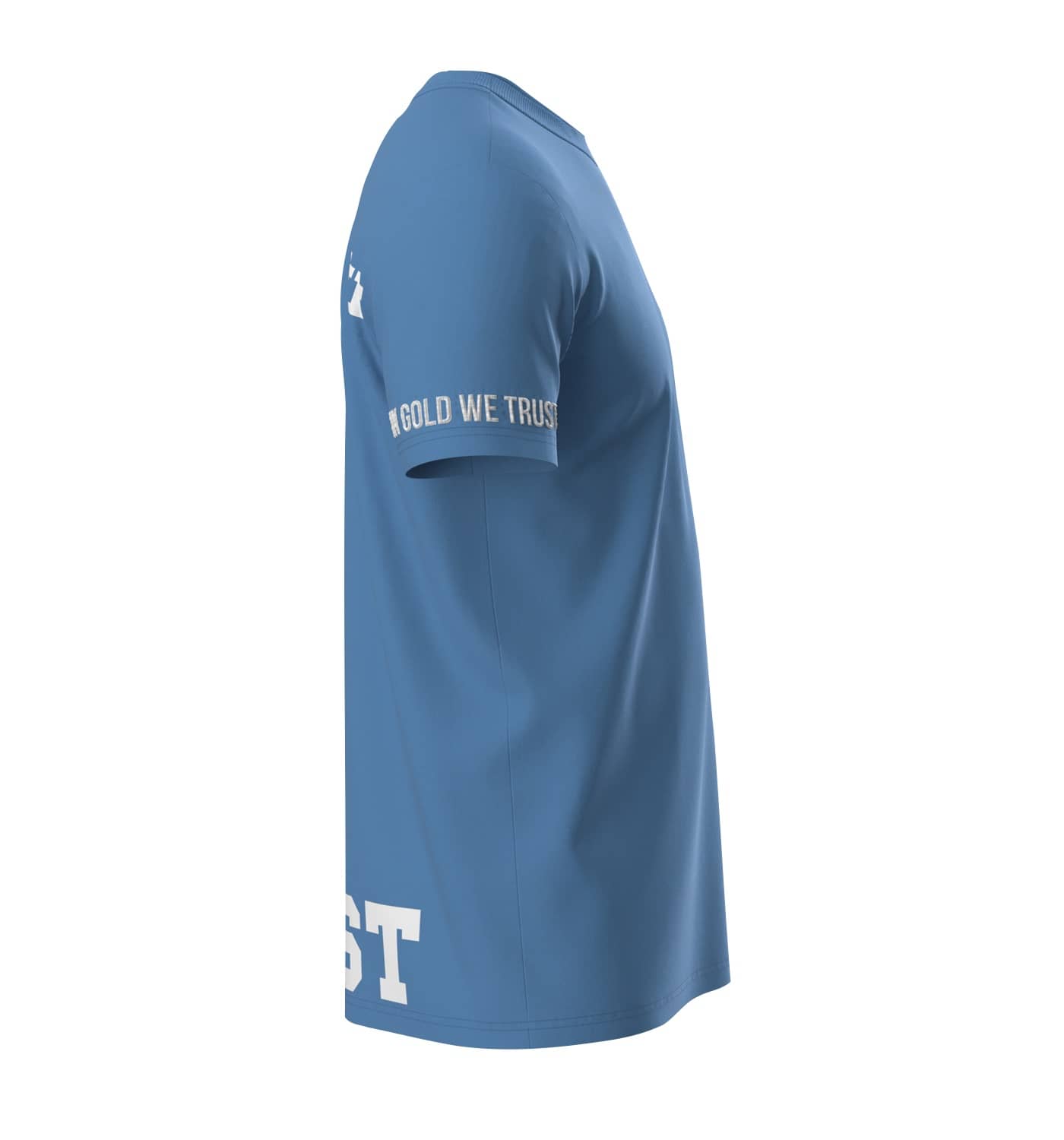 In Gold We Trust Pusha T-shirt Blauw IGWTT-050