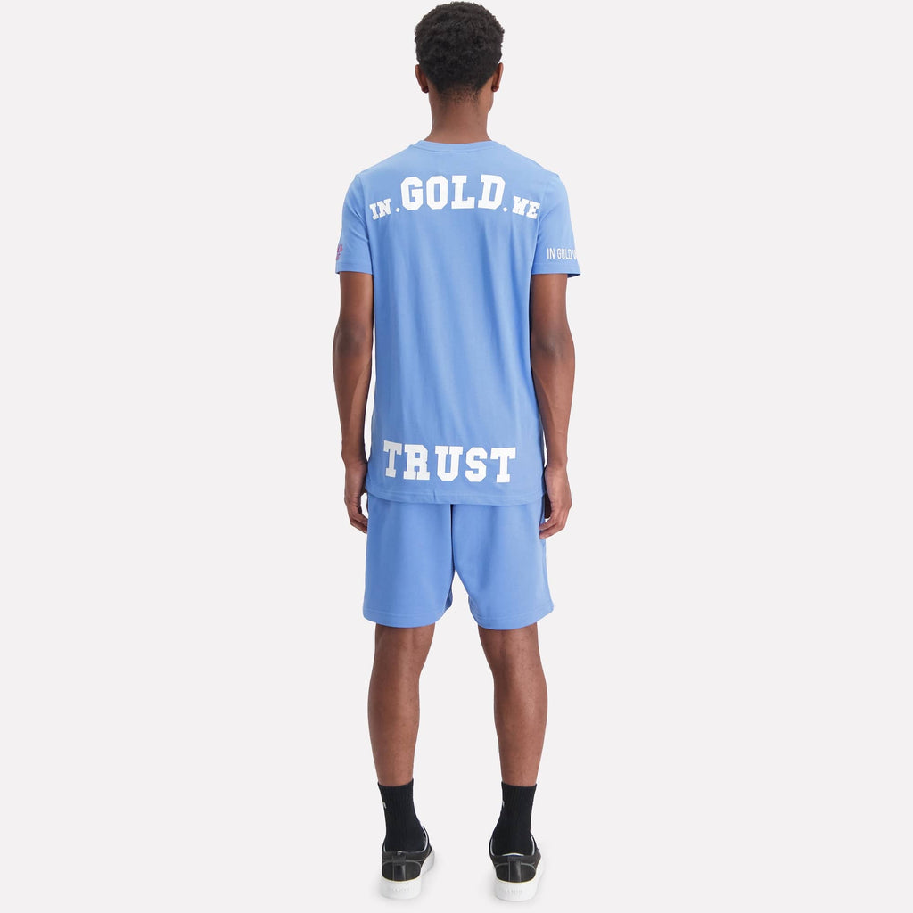 In Gold We Trust Pusha T-shirt Blauw IGWTT-050