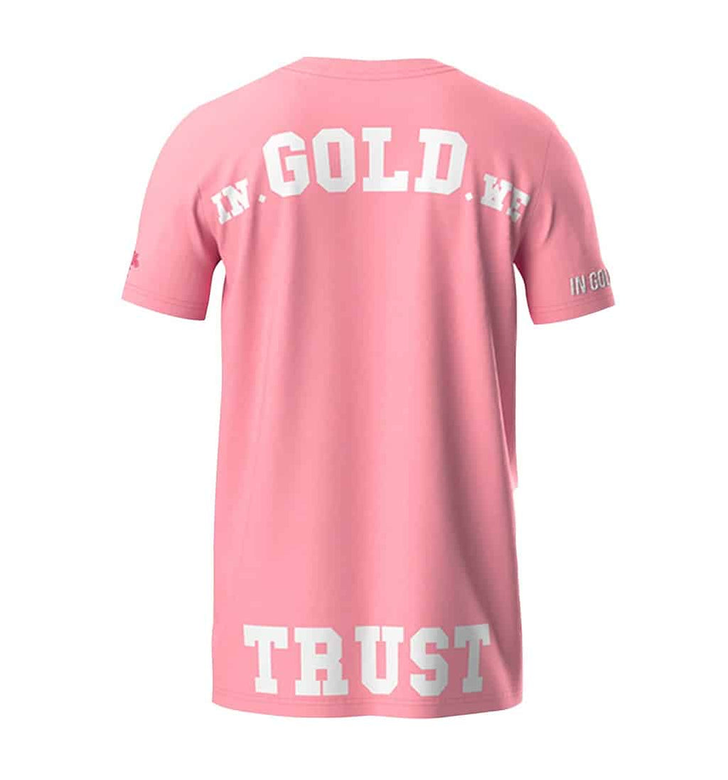 In Gold We Trust The Pusha T-shirt Roze IGWTT-050