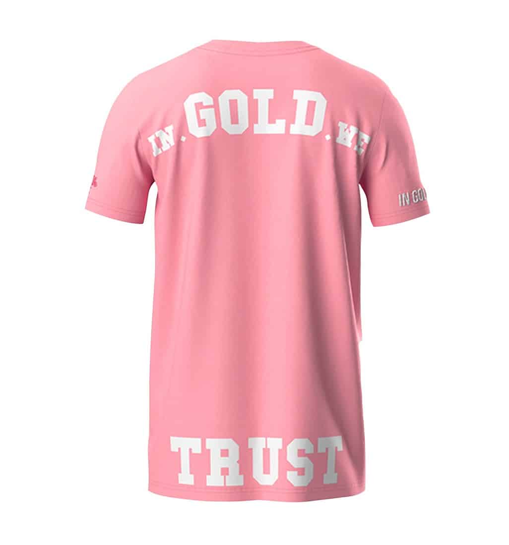 In Gold We Trust The Pusha T-shirt Roze IGWTT-050