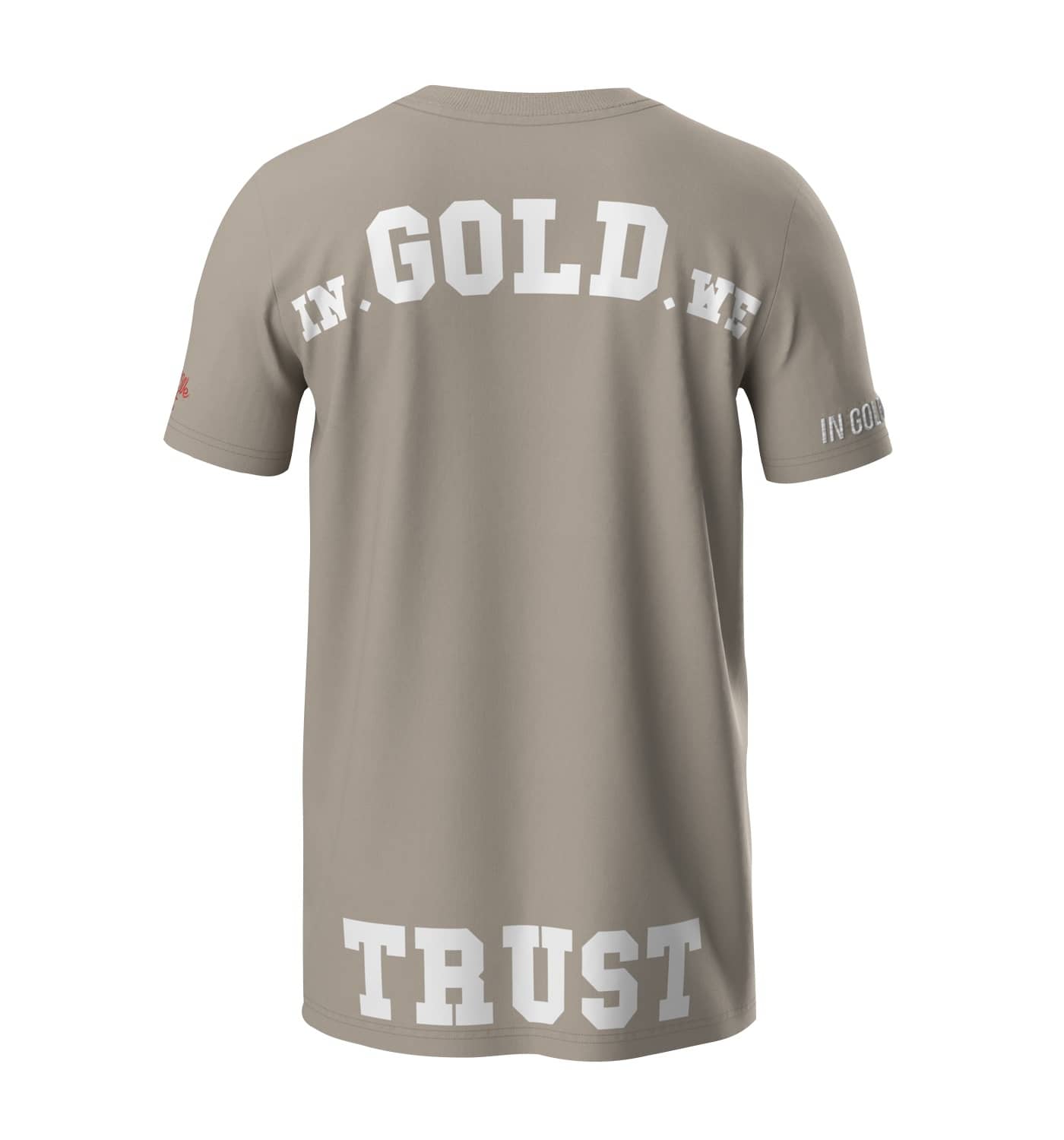 In Gold We Trust Pusha T-shirt Zand IGWTT-050