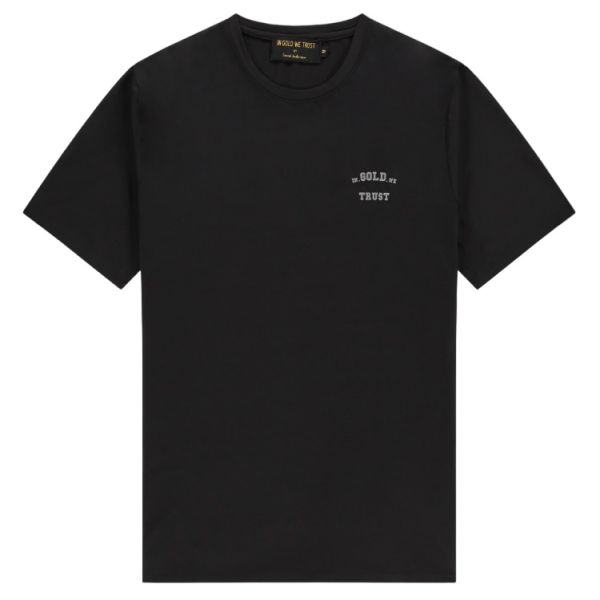 In Gold We Trust Sport T-shirt Zwart