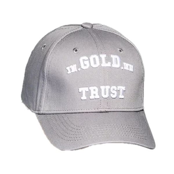 In Gold We Trust Baseball Cap Grijs