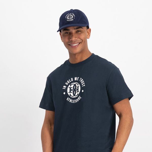 In Gold We Trust The Basket Cap Navy