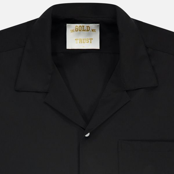 In Gold We Trust The Beach Overhemd Zwart