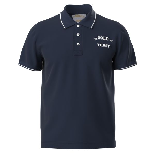 In Gold We Trust The Boris Polo Blauw