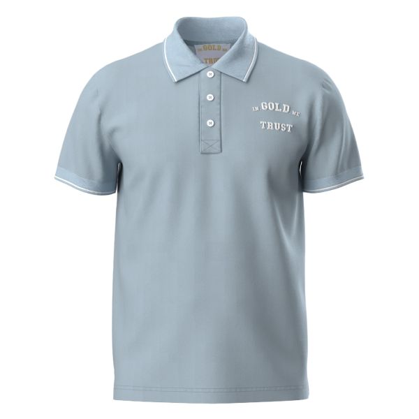 In Gold We Trust The Boris Polo Baby Blauw