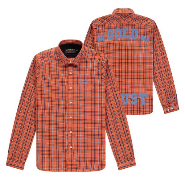 In Gold We Trust The Clash Overshirt Oranje