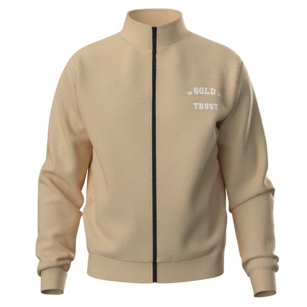 In Gold We Trust The Crocodile Vest Licht Geel