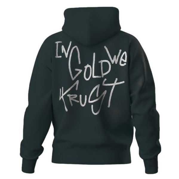 In Gold We Trust The Dyrdek Hoodie Antraciet