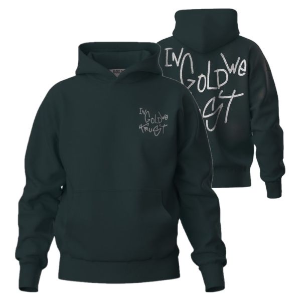 In Gold We Trust The Dyrdek Hoodie Antraciet