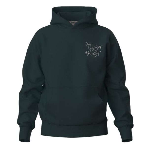 In Gold We Trust The Dyrdek Hoodie Antraciet