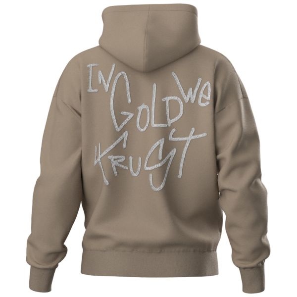 In Gold We Trust The Dyrdek Hoodie Beige