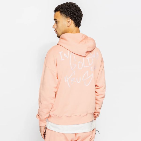 In Gold We Trust The Dyrdek Hoodie Donker Peach