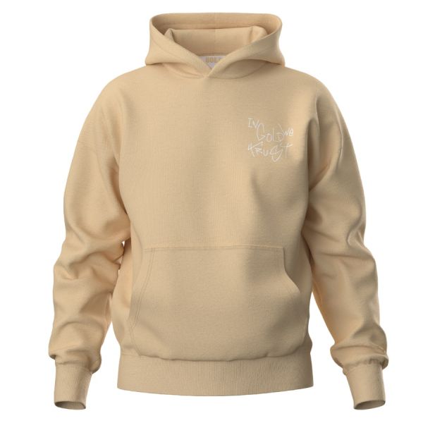 In Gold We Trust The Dyrdek Hoodie Licht Geel